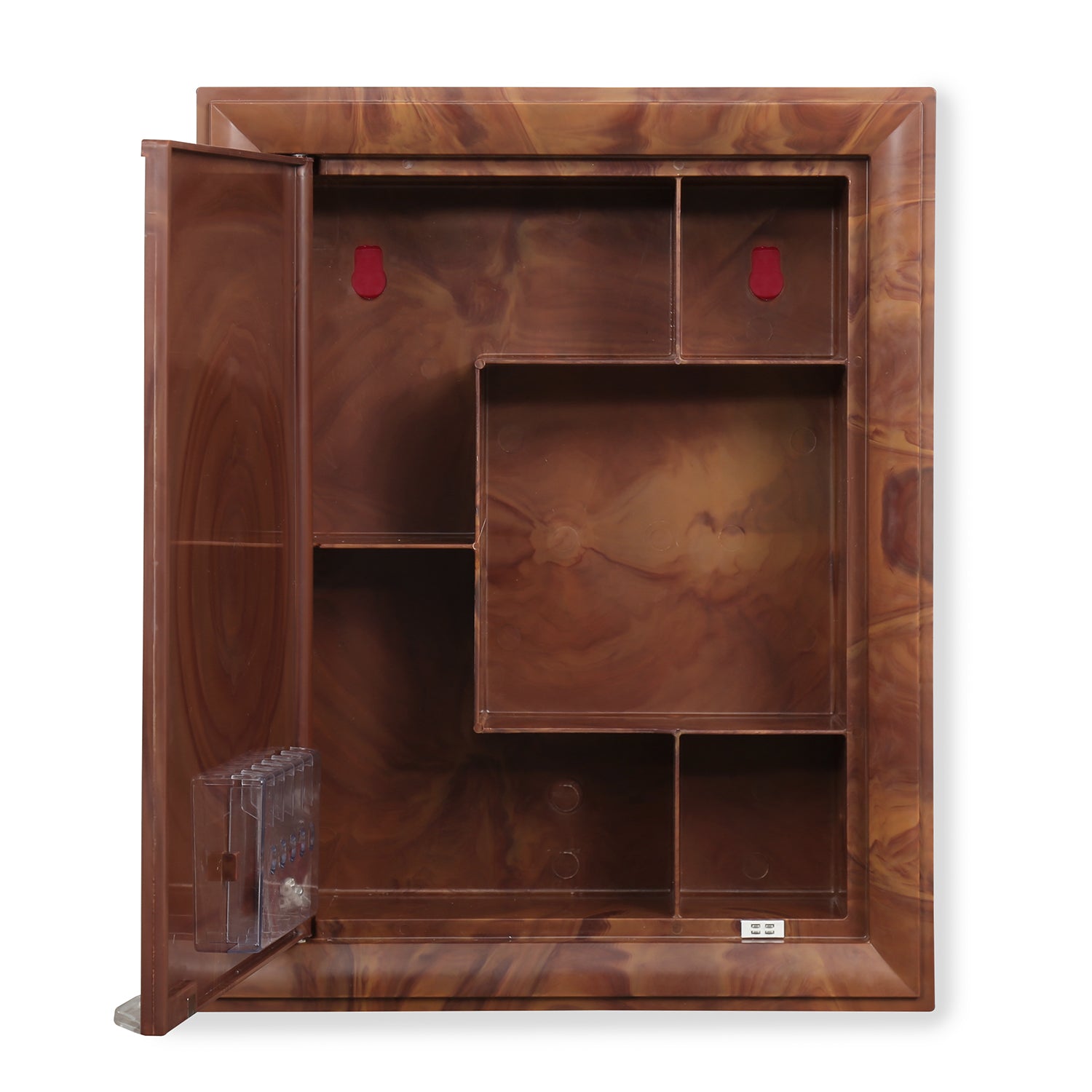 Nilkamal Gem Plastic Cabinet with Mirror (Mango Wood) - Nilkamal | VK Furniture & Electronics Mangalore