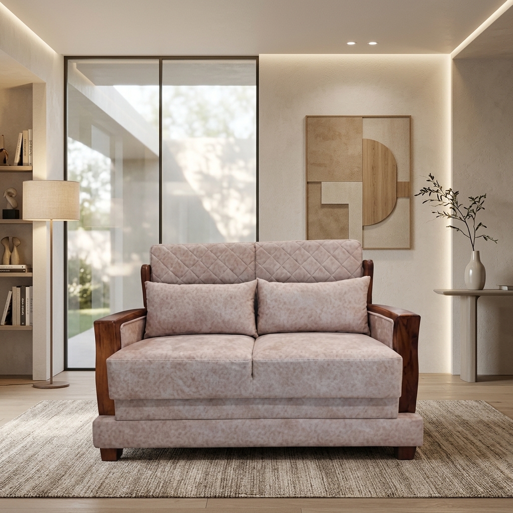 VK MAGNIFICO 2 SEATER SOFA — VK Furniture & Electronics | VK Furniture Mangalore
